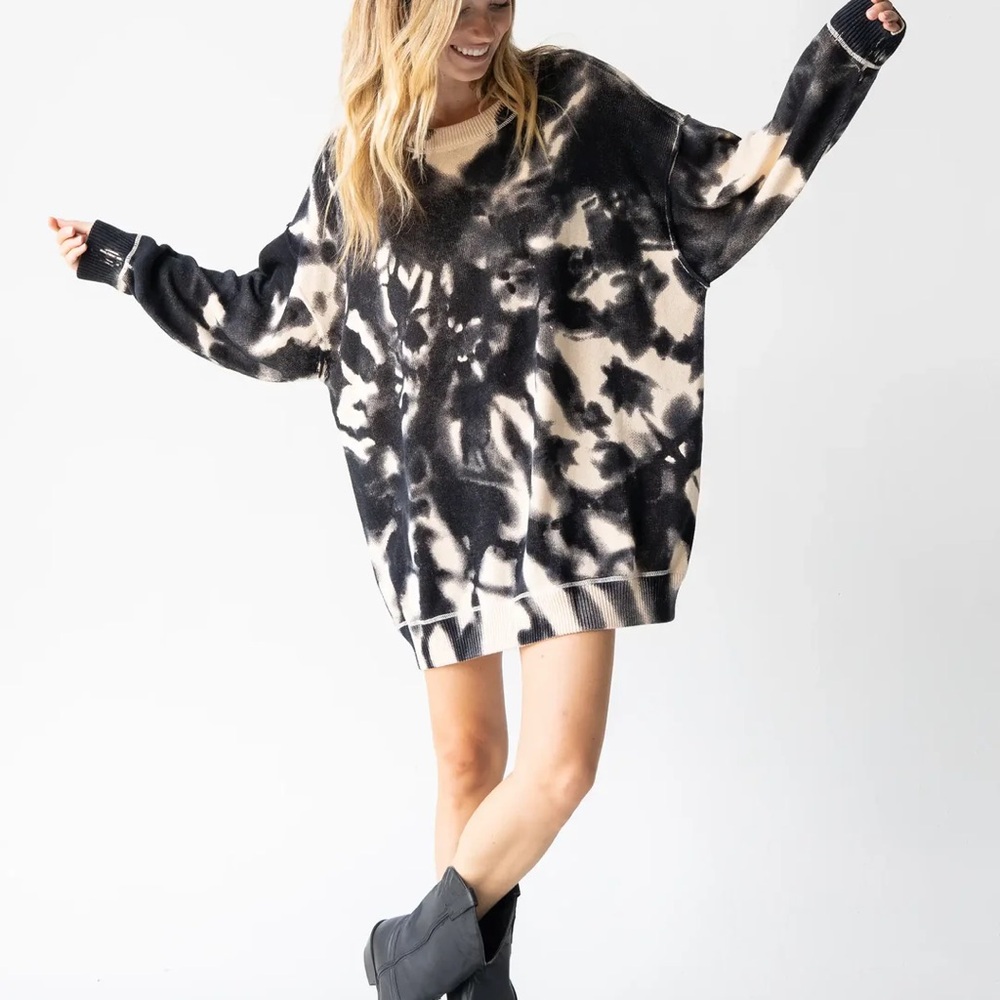 Natural Life L/XL Taylor Oversized Cotton Sweater Dress